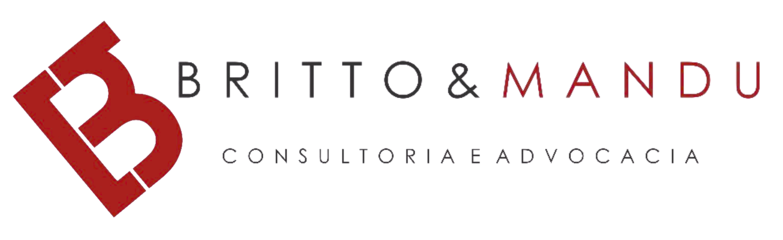 Logo Britto e Mandu horizontal Fundo Branco